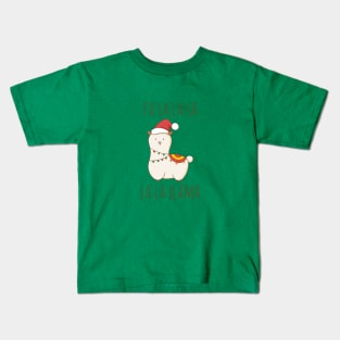 Fa La La La La La Llama Kids T-Shirt